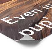 Zelfs in een ver sterrenstelsel blijf ik nog snack poster (Hoek)