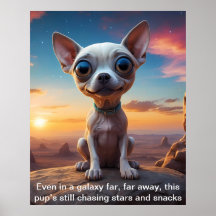 Zelfs in een ver sterrenstelsel blijf ik nog snack