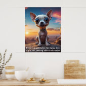 Zelfs in een ver sterrenstelsel blijf ik nog snack poster (Keuken)