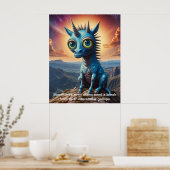 Zelfs in een ver sterrenstelsel blijf ik snacks na poster (Keuken)