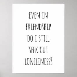 Zelfs in het Poster voor vriendschap