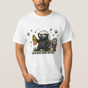 Zelfs Insecten Weten Beter Honingdas Kampeerontwer T-shirt