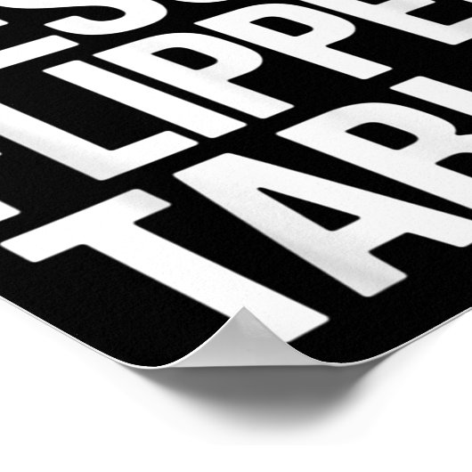 Zelfs Jezus draaide tafels om Grappige Jezus houdt Poster (Hoek)