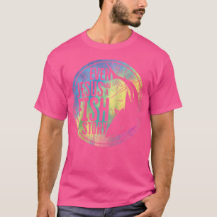 Zelfs Jezus had een visverhaal Jezus vis zoutwater T-shirt