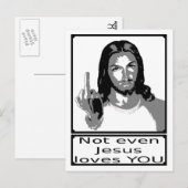 Zelfs Jezus houdt niet van je Briefkaart (Voorkant / Achterkant)