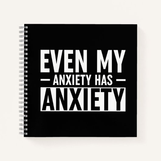 Zelfs mijn angst heeft angst notitieboek (Voorkant)