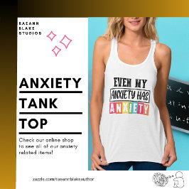 Zelfs Mijn Angst Is Angstig Dames Tanktop