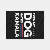Zelfs mijn hond haat Kamala Fleece Deken (Voorkant (Horizontaal))