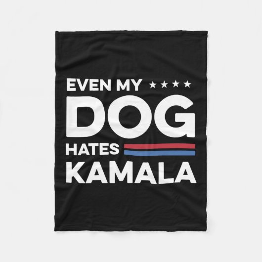 Zelfs mijn hond haat Kamala Fleece Deken (Voorkant)