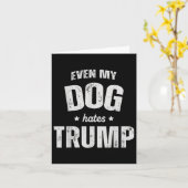 Zelfs mijn hond heeft een hekel aan Trump-Presiden Kaart (Gele Bloem)