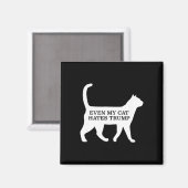 Zelfs mijn kat haat Trump Magneet (Voorkant / Achterkant)