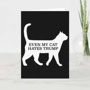 Zelfs mijn kat haat Trump mannen vrouwen  Kaart