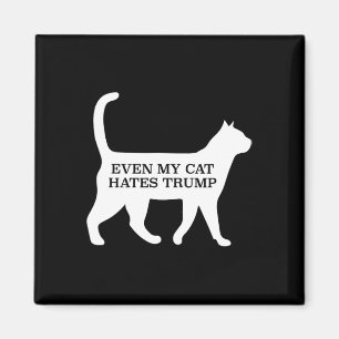 Zelfs mijn kat haat Trump mannen vrouwen  Magneet