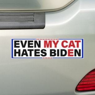 Zelfs mijn kat hates Biden - eigenaar van anti-Bid Bumpersticker