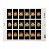 Zelfs mijn kat wacht op Trump 2024 Kleding Etiket (Full Sheet)