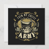 Zelfs mijn koffie is sterker dan het leger (Achterkant)