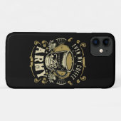Zelfs mijn koffie is sterker dan het leger Case-Mate iPhone case (Achterkant (horizontaal))