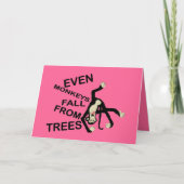 Zelfs Monkeys Grappig "Het spijt me" Groeten Kaart (Voorkant)