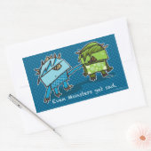 Zelfs monsters krijgen verdrietige stickers (Envelop)