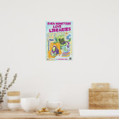 Zelfs Monsters Love Libraries 13-inch x 19-inch po Poster (Keuken)