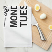 Zelfs na maandag dinsdag staat in de agenda WTF Theedoek (Quarter Fold)