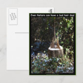 Zelfs Natuur kan een slechte haardag hebben! Gifts Briefkaart (Voorkant / Achterkant)