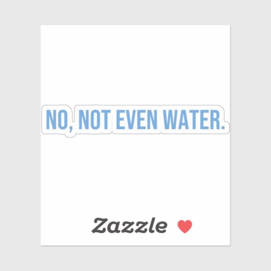 Zelfs niet tijdens het vasten van de ramadan sticker (Vel)