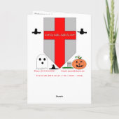 "Zelfs ramen hebben ogen" Hallowe’en Kaart (Achterkant)