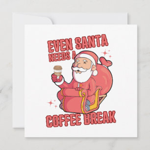 Zelfs Sinterklaas heeft een koffiepauze nodig