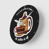 Zelfs slechte koffie is beter dan helemaal geen ko ronde klok (Hoek)