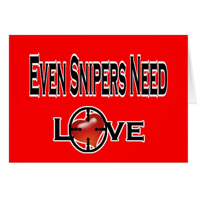 Zelfs Snipers hebben liefde nodig (Voorkant Horizontaal)