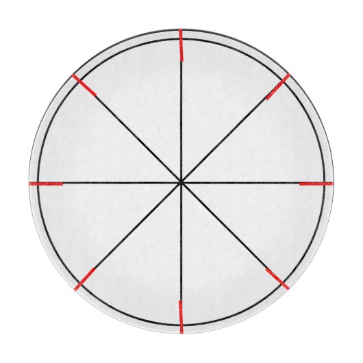 ZELFS STEVEN GLASS CUTTING BOARD SNIJPLANK (Voorkant)
