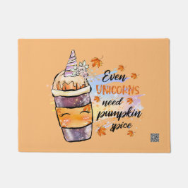 Zelfs Unicorns hebben pompoenen nodig Deurmat