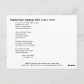 ZELFS WANNEER DE WERELD SNEL VERANDERT BRIEFKAART (Achterkant)