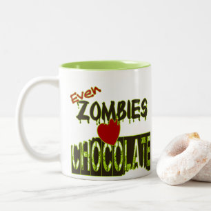 Zelfs Zombies Love Chocolate Mok