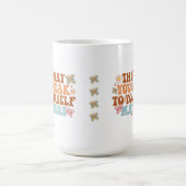 Zelfsprekende zaken versterken koffiemok (Center)