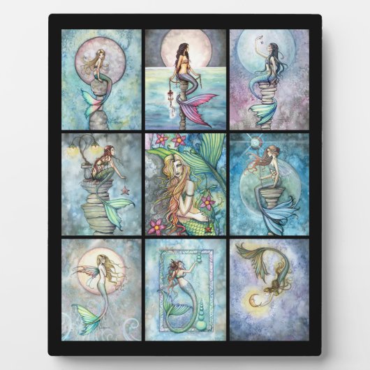 Zelfstaande Zeemeermin Afbeelding 9 Zeemeermin in  Fotoplaat (Voorkant)