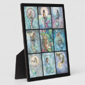 Zelfstaande Zeemeermin Afbeelding 9 Zeemeermin in  Fotoplaat (Zijkant)