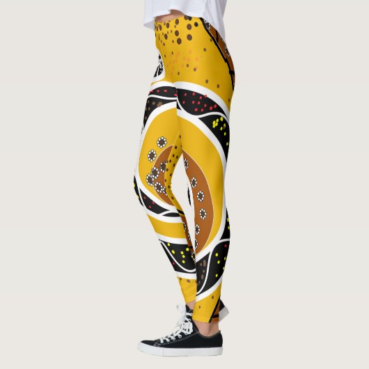 zelfstandig aboriginal folklore leggings (Links)