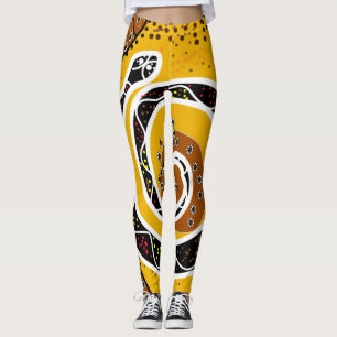 zelfstandig aboriginal folklore leggings