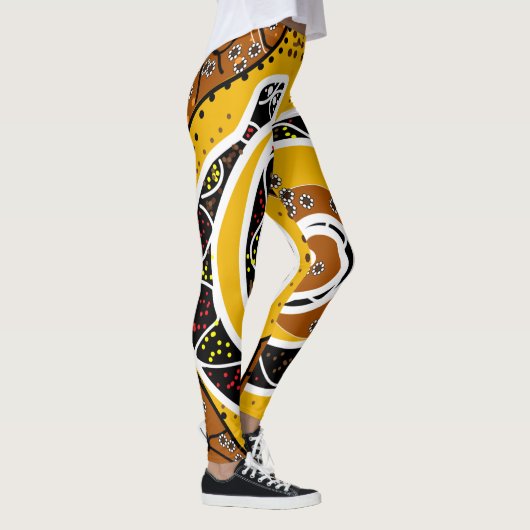 zelfstandig aboriginal folklore leggings (Rechts)