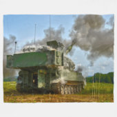 ZELFSTANDIG HOWITZER - M109 Paladin Fleece Deken (Voorkant (Horizontaal))