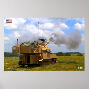 ZELFSTANDIG HOWITZER - M109 Paladin Poster