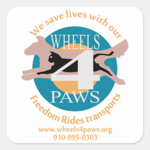 Zelfstandig. vormen en afmetingen vierkante sticker