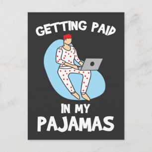 Zelfstandige Freelancer Ewn Boss als zelfstandige Briefkaart