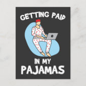 Zelfstandige Freelancer Ewn Boss als zelfstandige Briefkaart (Voorkant)