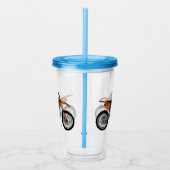 Zelfstandige motorfiets voor gebruik buiten de weg acryl drinkbeker (Rechts)