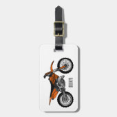 Zelfstandige motorfiets voor gebruik buiten de weg bagagelabel (Voorkant verticaal)