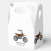 Zelfstandige motorfiets voor gebruik buiten de weg bedankdoosjes (Geopend)