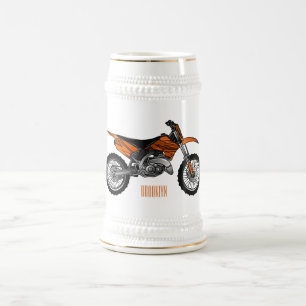 Zelfstandige motorfiets voor gebruik buiten de weg bierpul